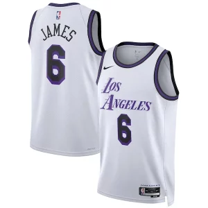LeBron James Los Angeles Lakers Nike Unisex 2022/23 Fabulous Swingman Jersey City Edition White