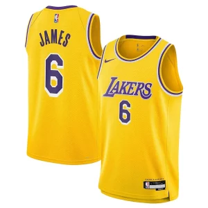 LeBron James Los Angeles Lakers Nike Youth Swingman Premium Jersey Icon Edition Gold