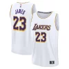 LeBron James Los Angeles Lakers Youth Fast Break Replica Player Jersey Chic Association Edition White