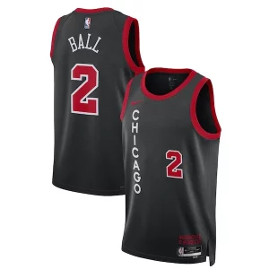 Lonzo Ball Chicago Bulls Nike Elegant Unisex 2023/24 Swingman Jersey Black City Edition