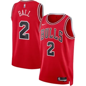 Lonzo Ball Chicago Bulls Nike Unisex Swingman Jersey Premium Icon Edition Red