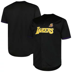 Los Angeles Lakers Elegant Profile Big & Tall Pop Jersey Black