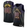 Los Angeles Lakers Nike Gorgeous Unisex 2023/24 Custom Swingman Jersey Black City Edition