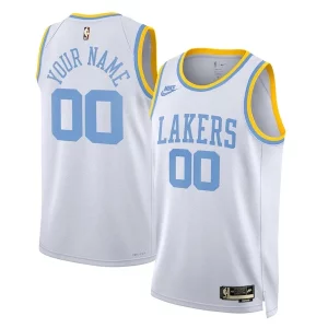 Los Angeles Lakers Nike Unisex 2022/23 Custom Swingman Jersey Classic Edition White Trendy