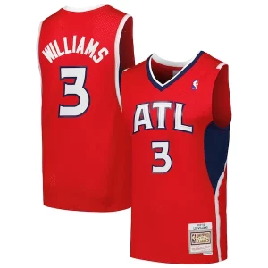 Lou Williams Chic Atlanta Hawks 2001/02 Hardwood Classics Swingman Jersey Red
