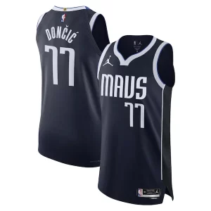 Luka Dončić Dallas Fabulous Mavericks Jordan Brand Authentic Player Jersey Statement Edition Navy