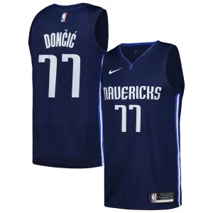 Luka Dončić Dallas Mavericks Chic Nike Swingman Player Jersey City Edition Navy