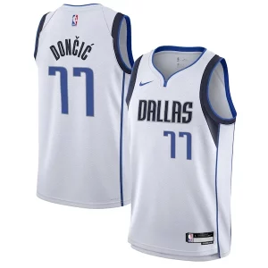 Luka Dončić Dallas Mavericks Nike Eye - catching Youth Swingman Jersey Association Edition White