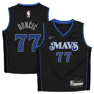Luka Dončić Dallas Mavericks Nike Preschool Swingman Eye - catching Replica Jersey City Edition Black