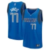 Luka Unique Dončić Dallas Mavericks Fast Break Replica Player Jersey Icon Edition Blue