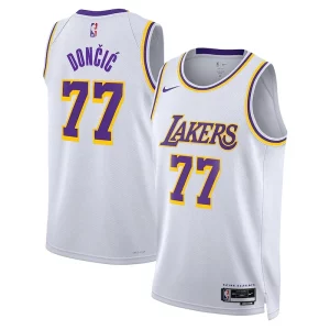 Luka Dončić Gorgeous Los Angeles Lakers Nike Association Edition Unisex Swingman Jersey White