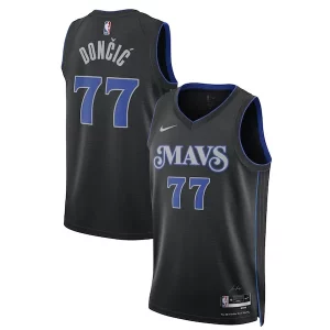 Luka Dončić Premium Dallas Mavericks Nike Unisex 2023/24 Swingman Jersey Black City Edition