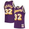 Magic Johnson Los Angeles Lakers 1984/85 Hardwood Classics Trendy Swingman Jersey Purple/Gold