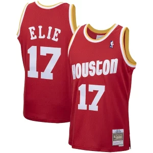 Mario Elie Houston Rockets 1993/94 Hardwood Classics Swingman Jersey Red Fabulous