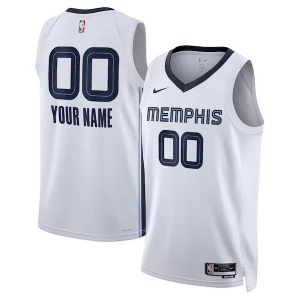 Memphis Grizzlies Nike Unisex Swingman Custom Jersey Chic White Association Edition