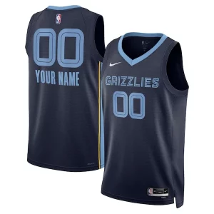 Memphis Grizzlies Nike Unisex Swingman Custom Jersey Navy Icon Trendy Edition