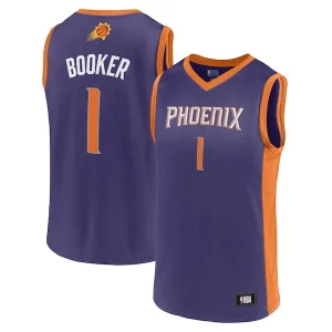 Men's Devin Booker Eye - catching Purple Phoenix Suns Player Jersey