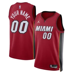 Miami Heat Jordan Brand Unisex 2022/23 Swingman Fabulous Custom Jersey Statement Edition Red