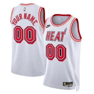 Miami Heat Nike Unisex 2022/23 Custom Swingman Jersey Classic Edition White Stylish