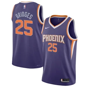 Mikal Bridges Phoenix Suns Chic Nike Youth Swingman Jersey Icon Edition Purple/White
