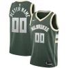 Milwaukee Bucks Nike Swingman Gorgeous Custom Jersey Green Icon Edition
