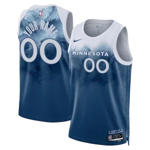 Minnesota Timberwolves Nike Stylish Unisex 2023/24 Custom Swingman Jersey Blue City Edition