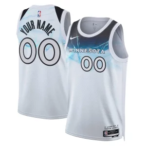 Minnesota Timberwolves Nike Unisex Stylish 2024/25 Custom Swingman Jersey City Edition White