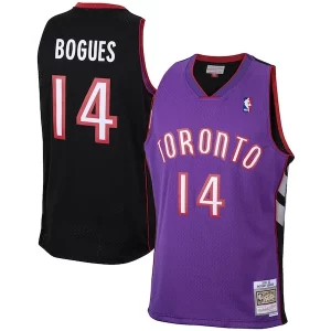 Muggsy Bogues Toronto Raptors Trendy 2001/02 Hardwood Classics Swingman Jersey Purple