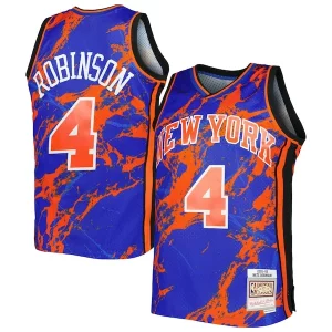 Nate Robinson New Unique York Knicks 2005/06 Hardwood Classics Marble Swingman Jersey Blue