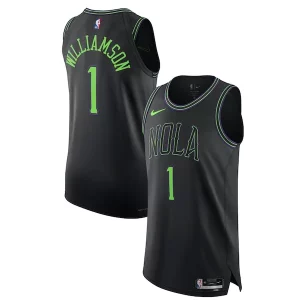 Nike Zion Williamson New Orleans Pelicans Authentic Jersey City Edition Black Trendy