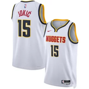 Nikola Jokic Denver Gorgeous Nuggets Nike Unisex Swingman Jersey Association Edition White/Navy