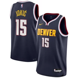 Nikola Jokic Denver Nuggets Nike Premium Youth Swingman Jersey Icon Edition Navy