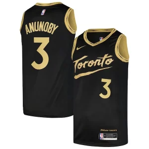 OG Anunoby Toronto Raptors Elegant Nike Swingman Player Jersey City Edition Black