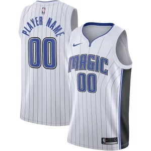 Orlando Magic Nike Trendy 2020/21 Swingman Custom Jersey Association Edition White