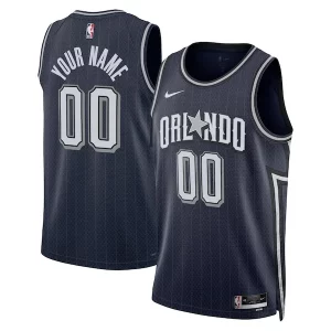 Orlando Magic Nike Unisex Premium 2023/24 Custom Swingman Jersey Navy City Edition