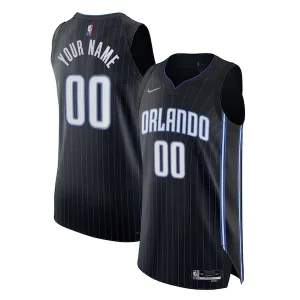 Orlando Magic Unique Nike 2021/22 Diamond Authentic Custom Jersey Icon Edition Black