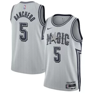 Paolo Banchero Orlando Magic Nike Unisex 2024/25 Swingman Player Jersey City Gorgeous Edition Silver