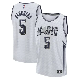 Paolo Banchero Orlando Magic Youth 2024/25 Trendy Fast Break Player Jersey City Edition Silver