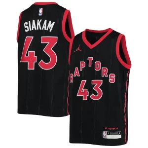 Pascal Siakam Toronto Raptors Jordan Brand Fabulous Youth 2020/21 Swingman Jersey Statement Edition Black