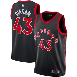 Pascal Siakam Toronto Raptors Jordan Brand Stylish 2020/21 Swingman Jersey Statement Edition Black