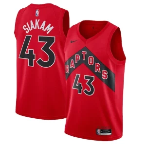 Pascal Siakam Toronto Raptors Nike 2020/21 Icon Swingman Jersey Premium Red