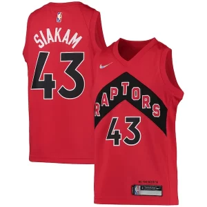 Pascal Siakam Toronto Raptors Nike Youth 2021/22 Diamond Swingman Jersey Chic Icon Edition Red