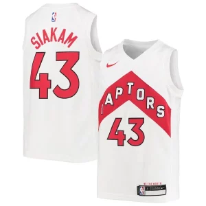 Pascal Siakam Toronto Raptors Nike Youth Swingman Jersey Association Edition White/Red Premium