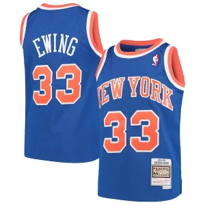 Patrick Ewing New Gorgeous York Knicks Youth Hardwood Classics Swingman Throwback Jersey Blue