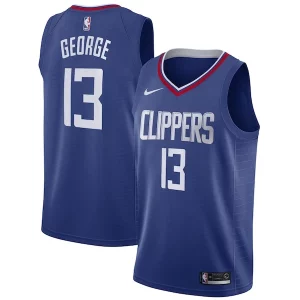 Paul George LA Clippers Gorgeous Nike 2019/20 Swingman Jersey Blue Icon Edition