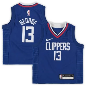 Paul George LA Clippers Nike Toddler 2020/21 Replica Elegant Jersey Icon Edition Royal