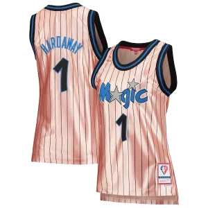 Penny Hardaway Orlando Fabulous Magic Women's 75th Anniversary Rose Gold 1993 Swingman Jersey Pink