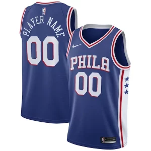 Philadelphia 76ers Nike Fabulous 2020/21 Swingman Custom Jersey Icon Edition Royal