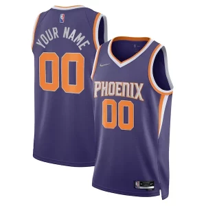Phoenix Suns Nike Stylish 2021/22 Diamond Swingman Custom Jersey Icon Edition Purple