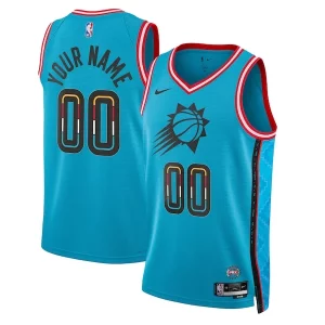 Phoenix Suns Nike Unisex 2022/23 Unique Swingman Custom Jersey City Edition Turquoise
